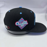 Forest City Cobra Chickens Hat Black & Blue SnapBack