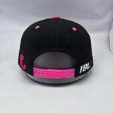 Forest City Cobra Chickens Hat Black & Pink SnapBack