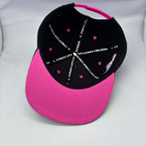 Forest City Cobra Chickens Hat Black & Pink SnapBack