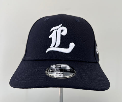 Majors New Era 9FORTY Youth Velcro Navy and White