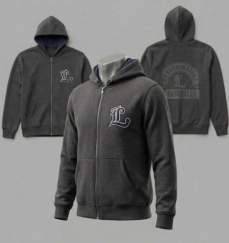 Grey Zip Up Hoodie