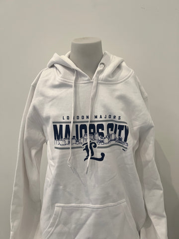 Majors City White Hoodie