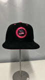 (YOUTH) 2026 Cobra Chickens Hat - Round Logo, Black and Pink