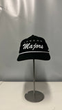 London Majors Black Hat with Rope
