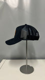 London Majors Navy Suede - Leather Logo Hat