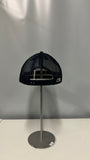 London Majors Navy Suede - Leather Logo Hat