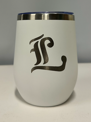 London Majors Wine Tumbler (White)